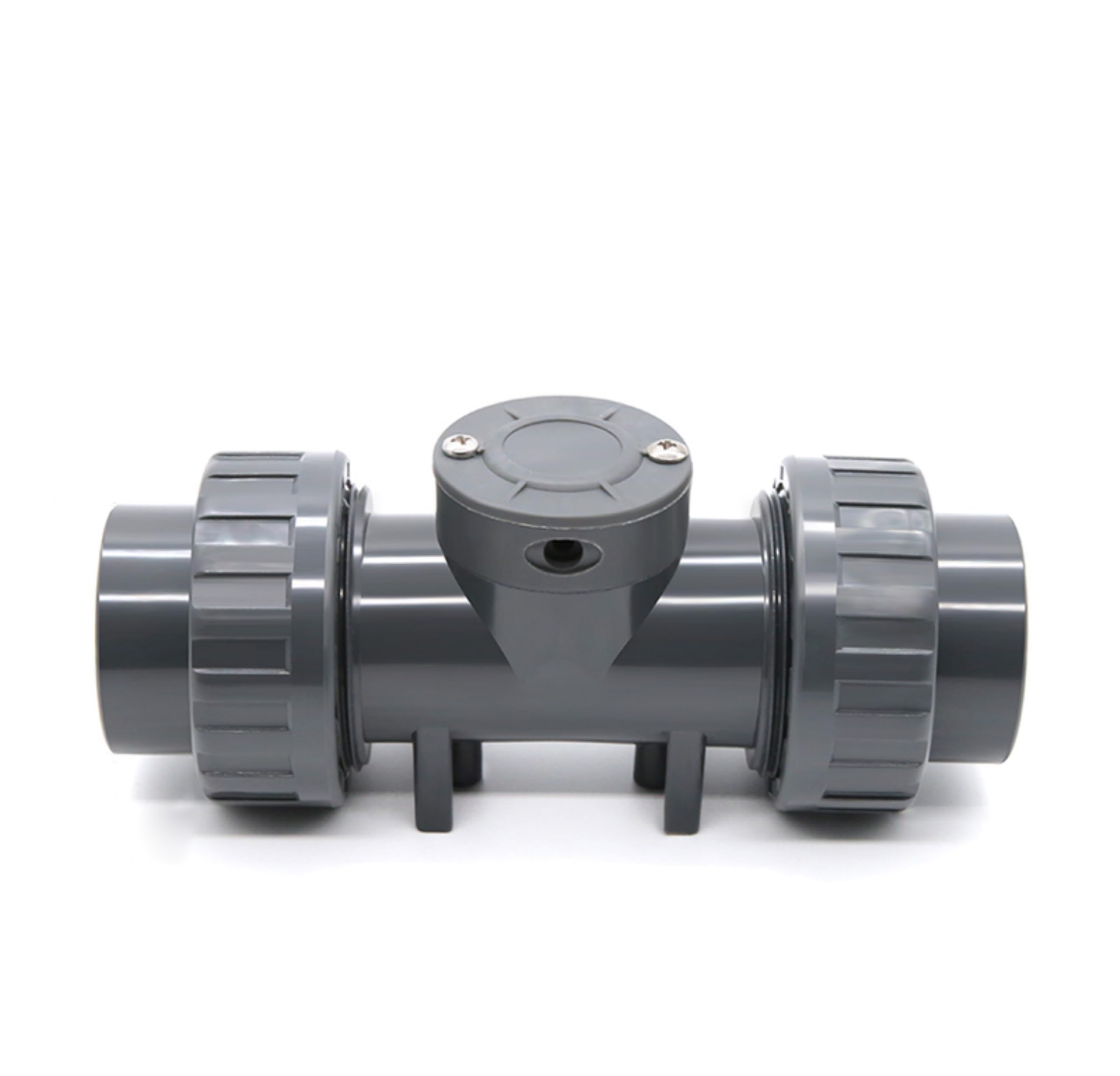 Sensor de Flujo de Agua en línea de PVC de 1 Pulgada, 5-3000 L, Sensor de Flujo Grande, caudalímetro for fluidos de ácido clorhídrico