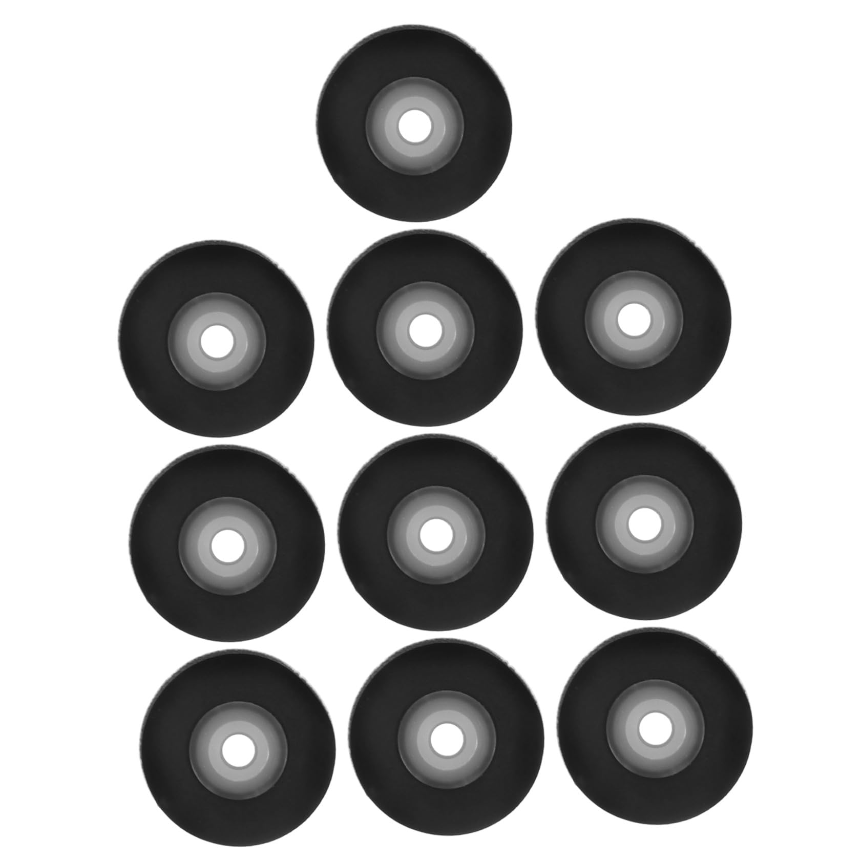 Garneck 10 Galets Presseurs pour Bande Radio, Rouleaux Pinceurs Compacts en Plastique, Diamètre 10 Mm, Kit 10 Pièces pour Enregistreurs Audio Portables et Entretien Matériel Audio