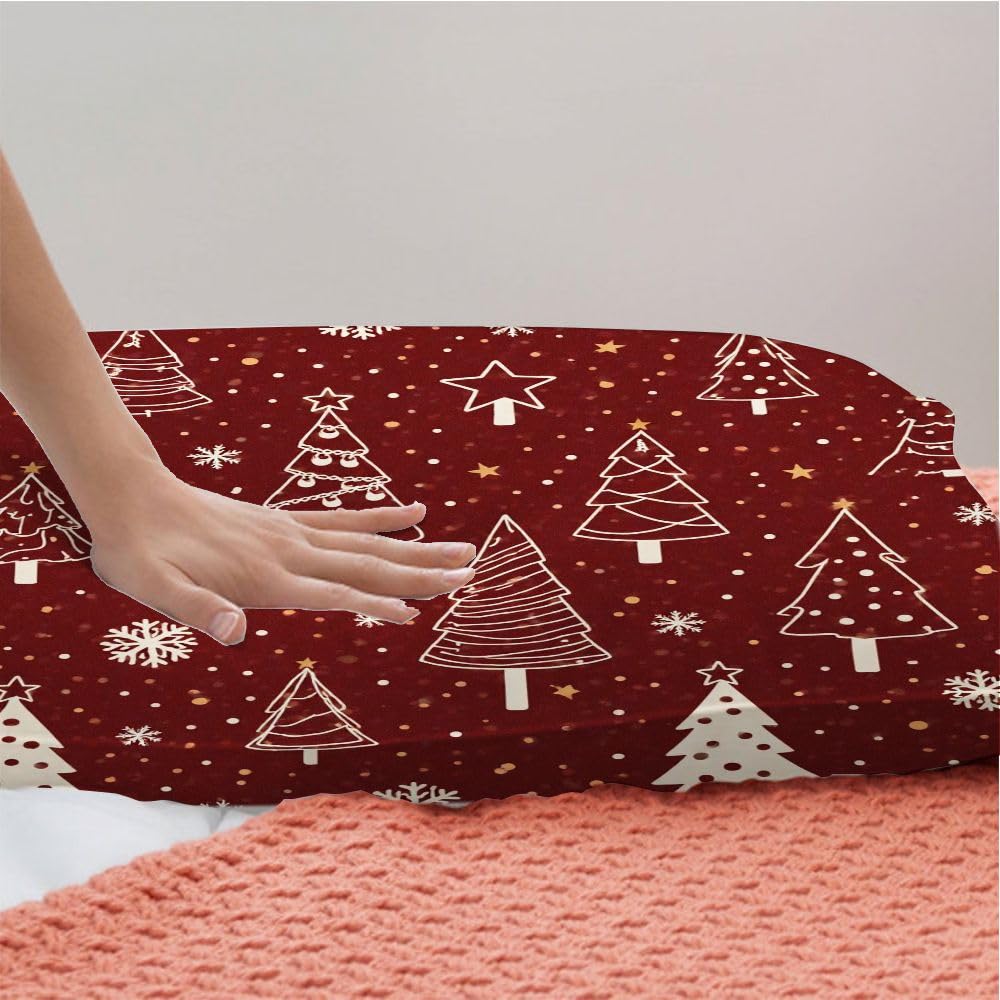 Juego de Cama 3D 240x260 cm, Tema Navideño, Set de 3 Piezas con 1 Funda NóRdica XXL y 2 Fundas de Almohada, Material EcolóGico, DiseñO Reversible, Cremallera, 8420