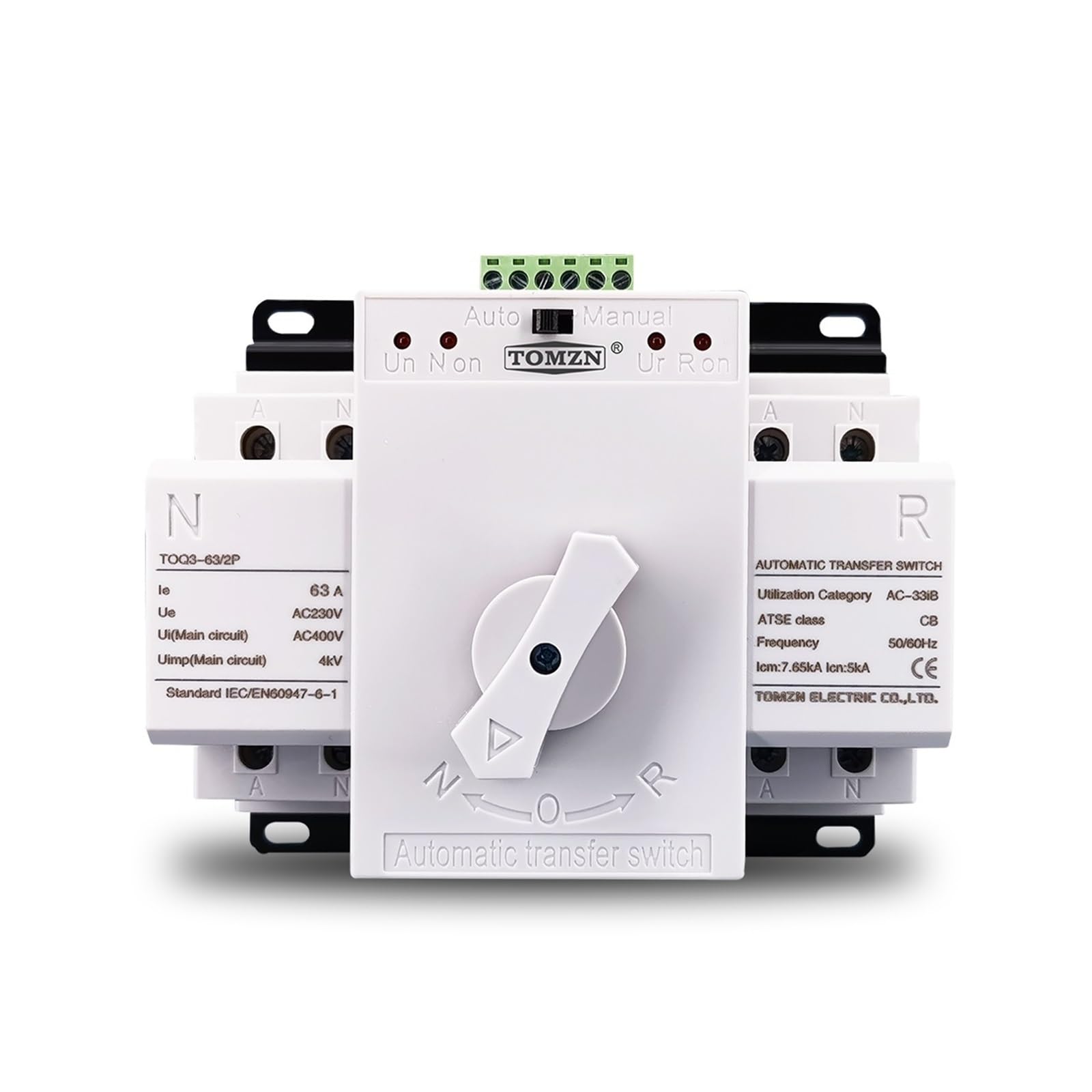LHNBGTUIW 2P 63A 230V Type Dual Power Automatic Transfer Switch