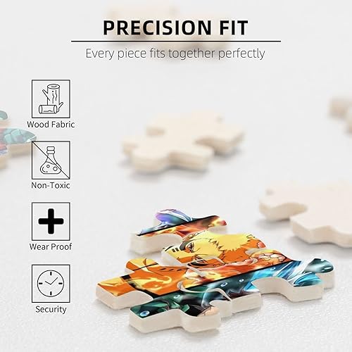 Miniatura 4 de WSRXDMSN Rompecabezas de anime para adultos, 1000 piezas, collage de madera, arte para adolescentes, 29.5 x 20 pulgadas (2)