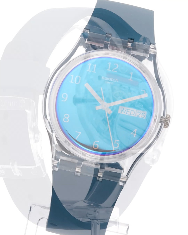 Amazon.co.jp: [スウォッチ]SWATCH 腕時計 BLUE AWAY ブルー