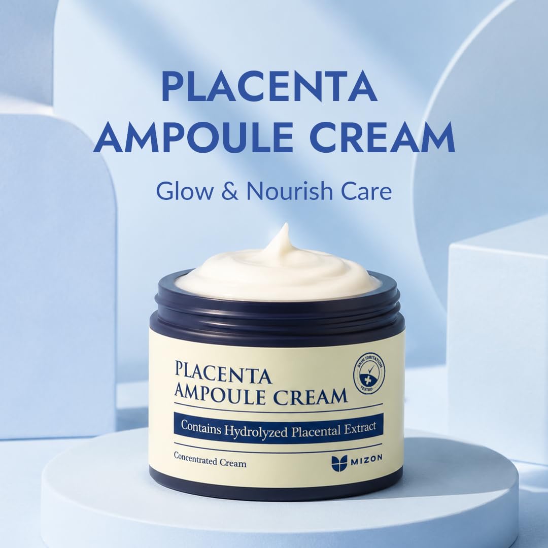 Amazon.com: MIZON Placenta Ampoule Cream with Lavender Oil, 1.69