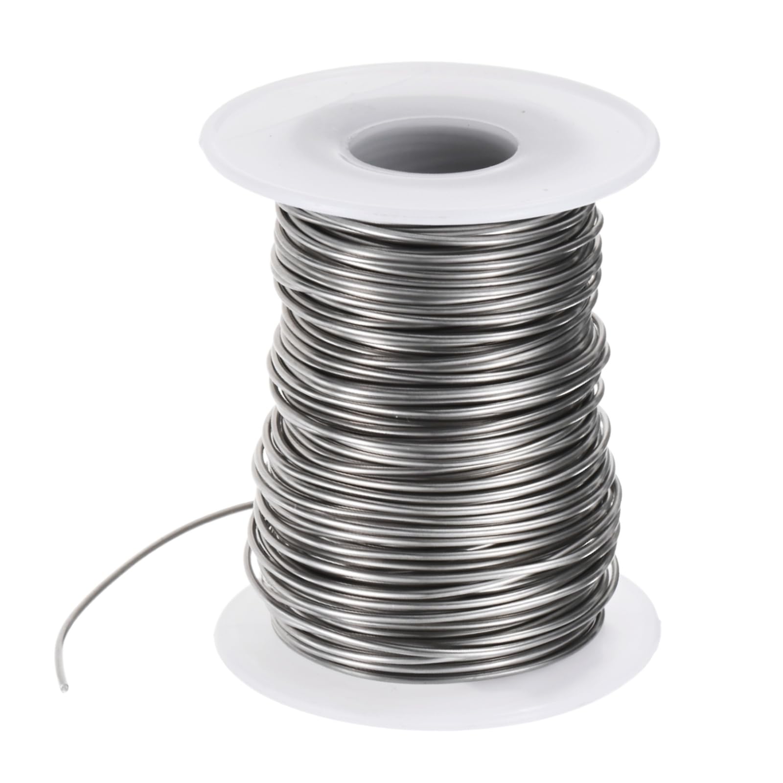 M METERXITY 17 Gauge Stainless Steel Craft Wire, 1.2mm 40m Bendable Floral Snare Wire for Jewelry Making/Sculpting/Armature Crafting/Floral Bonsai/DIY Crafts
