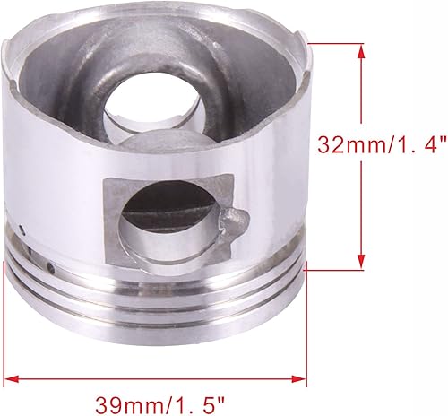 Miniatura 3 de WOOSTAR Kit de anillo de pistón de 2.224 in de repuesto para CG125 CB125 XL125 CT125 SL125 TL125 CL125 chino ATV Quad Dirt Pit Bike Go Kart motor