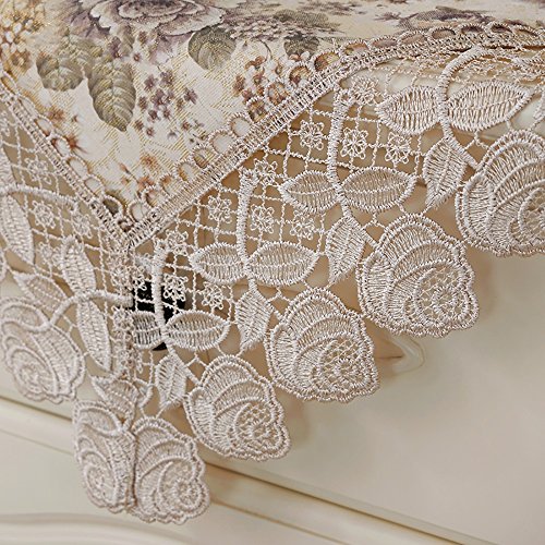 Anjcd Stile Pastorale Pizzo Stringato Tovaglia