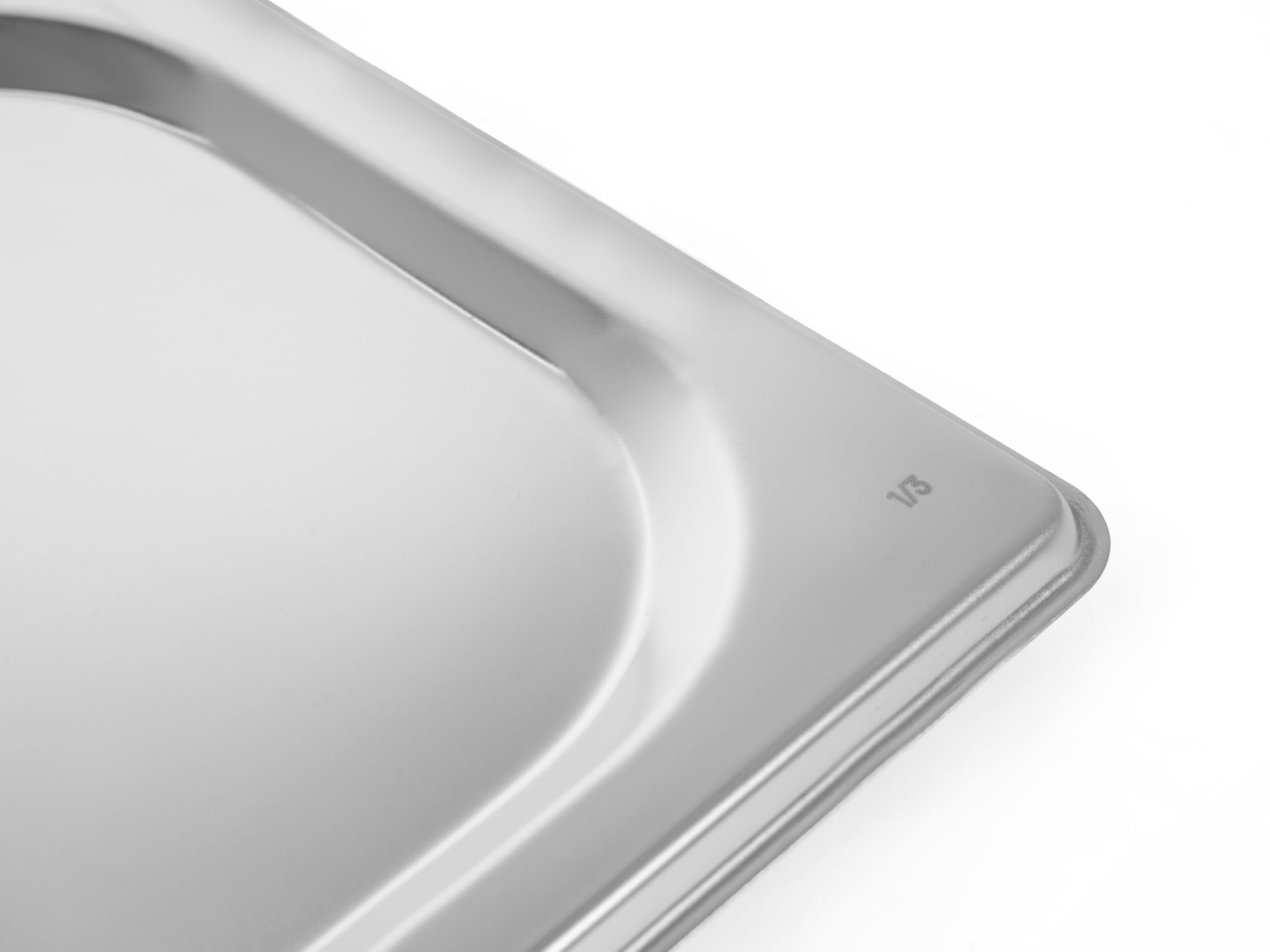 TECHNICA Deckel GN 1/3 Edelstahl Behälter Abdeckung Universal - Gastro Container stapelbar - Küche Profi Kantine Stapelbar Robust Hygiene Zubehör Warmhalte System