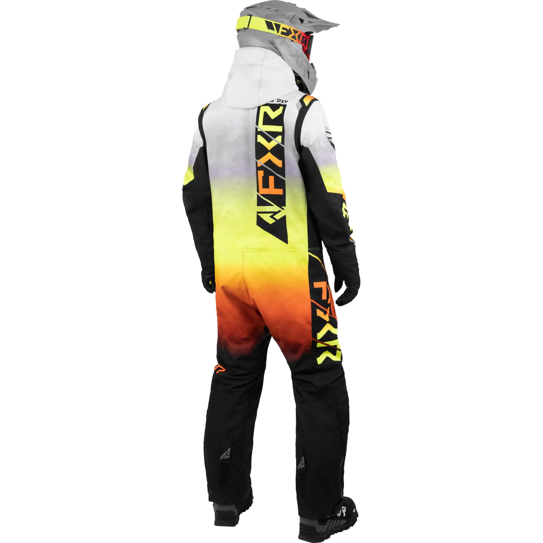 FXR Men's Helium Insulated Monosuit 2025 (White Lightening - X-Large)