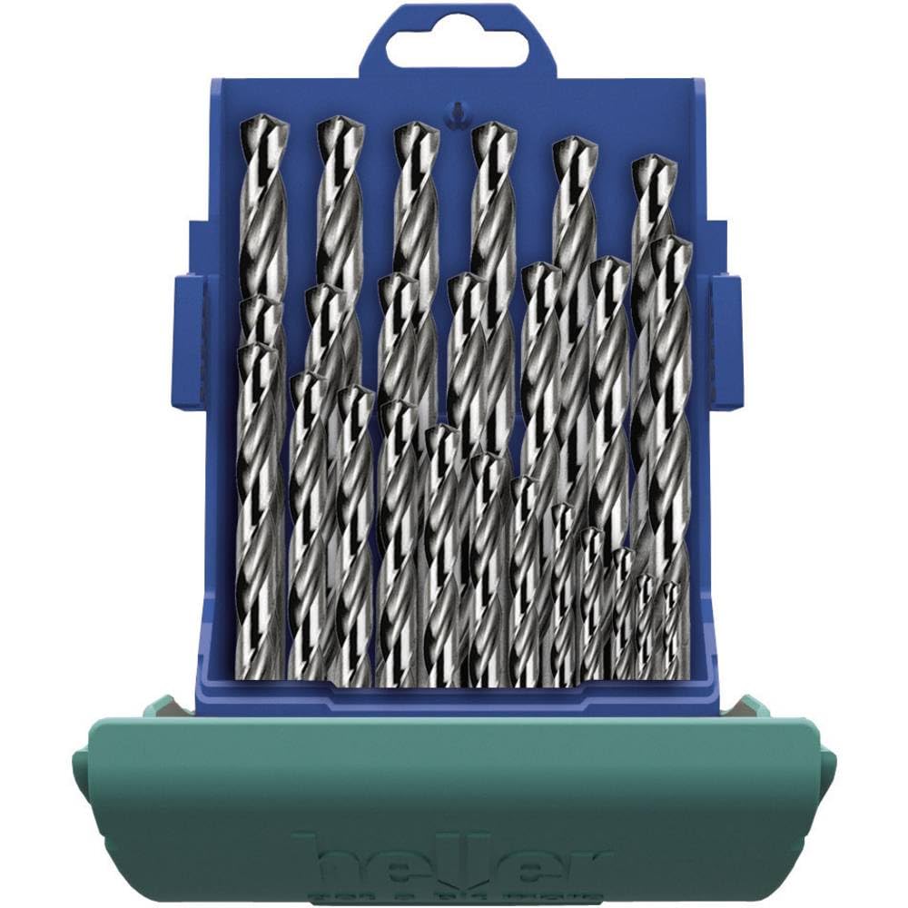 Heller Tools 219617 Foret Acier Set 900" en HSS, Argent