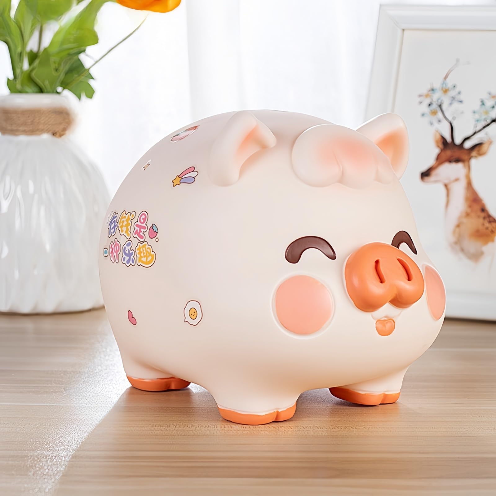 Amazon.co.jp: BDHD 豚の貯金箱 かわいいブタ型 貯金箱 大容量 コイン