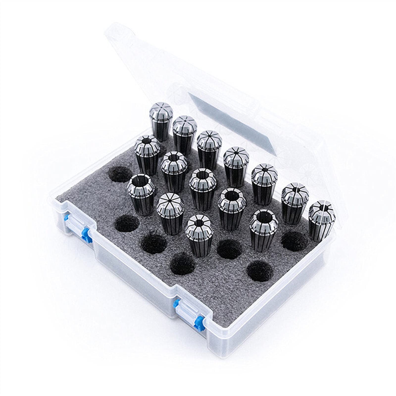 W połączeniu ER tuleja zaciskowa AA ER11 ER16 ER20 ER25 ER32 sprężynowa uchwyt na narzędzia frezowanie CNC wiercenie grawerowanie gwintowanie(ER32 12PCS Set 3)