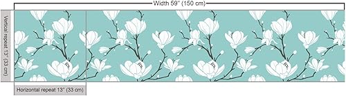 Vista 100 de Lunarable The Yard, tela azul real de The Yard, patrón de cerámica inspirado en el Medio Oriente estilo marroquí, estampado oriental, tela de satén