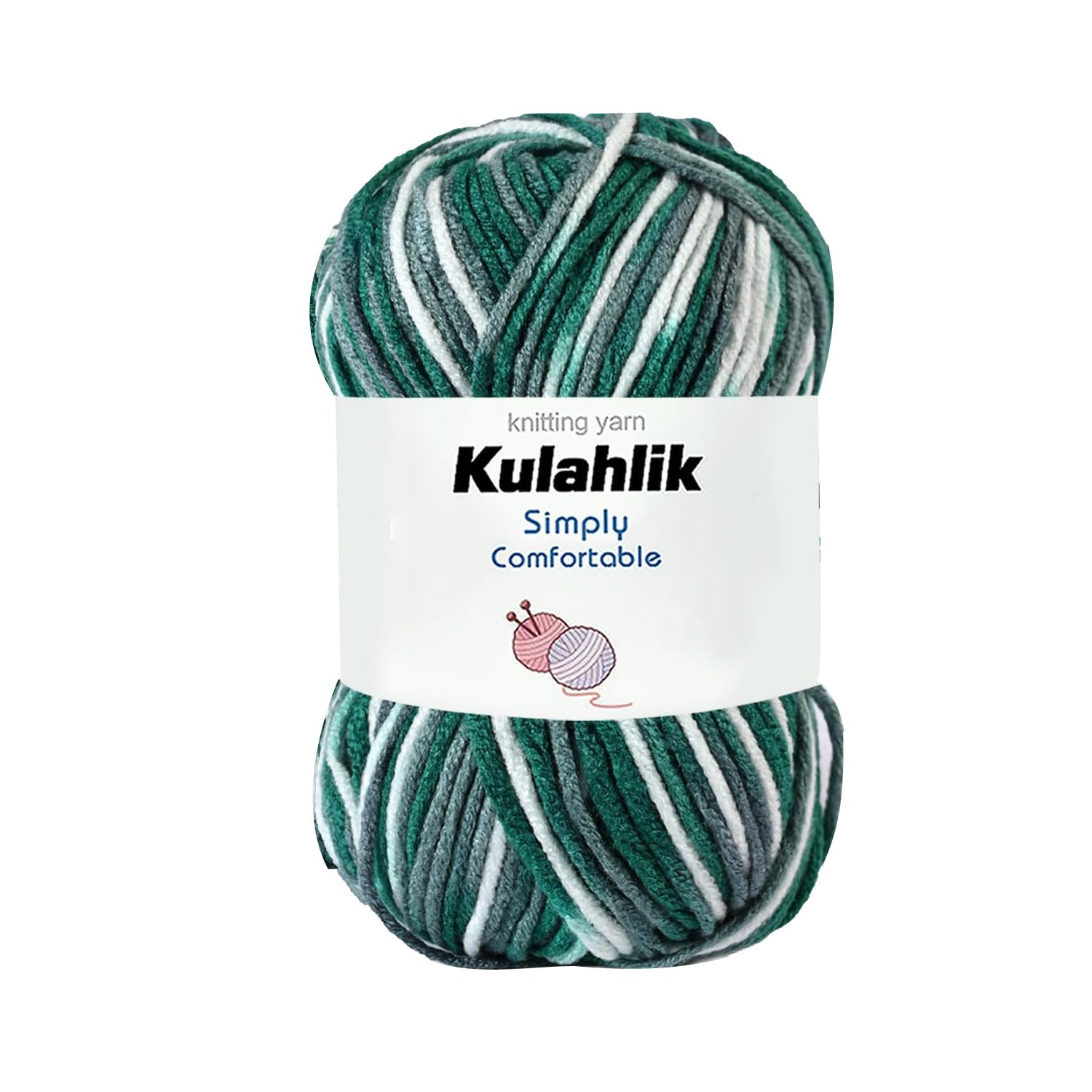 250g(5x50g) Acrylic Yarn for Crochet/Knitting, Colorful Gradient Yarn Thread, 5 Rolls Skeins, Perfect for Any Knitting Crochet and Crafts Mini Project — view 98