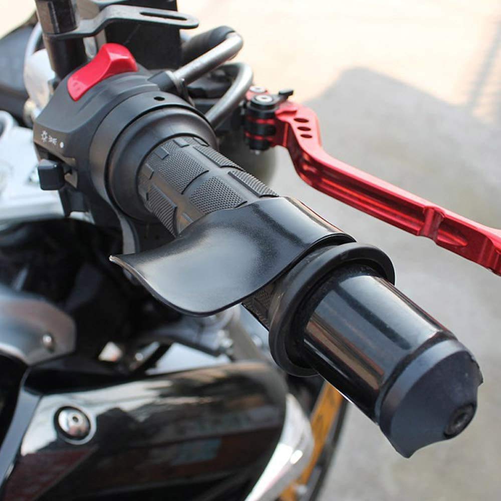 POFET Reemplazo para E-Bike Moto Scooter Universal 7/8" Manillar Manillar Manillar Manillar Manillar Manillar de la Motocicleta Control de Crucero Asistente de Control de la Muñeca Clip(Negro)