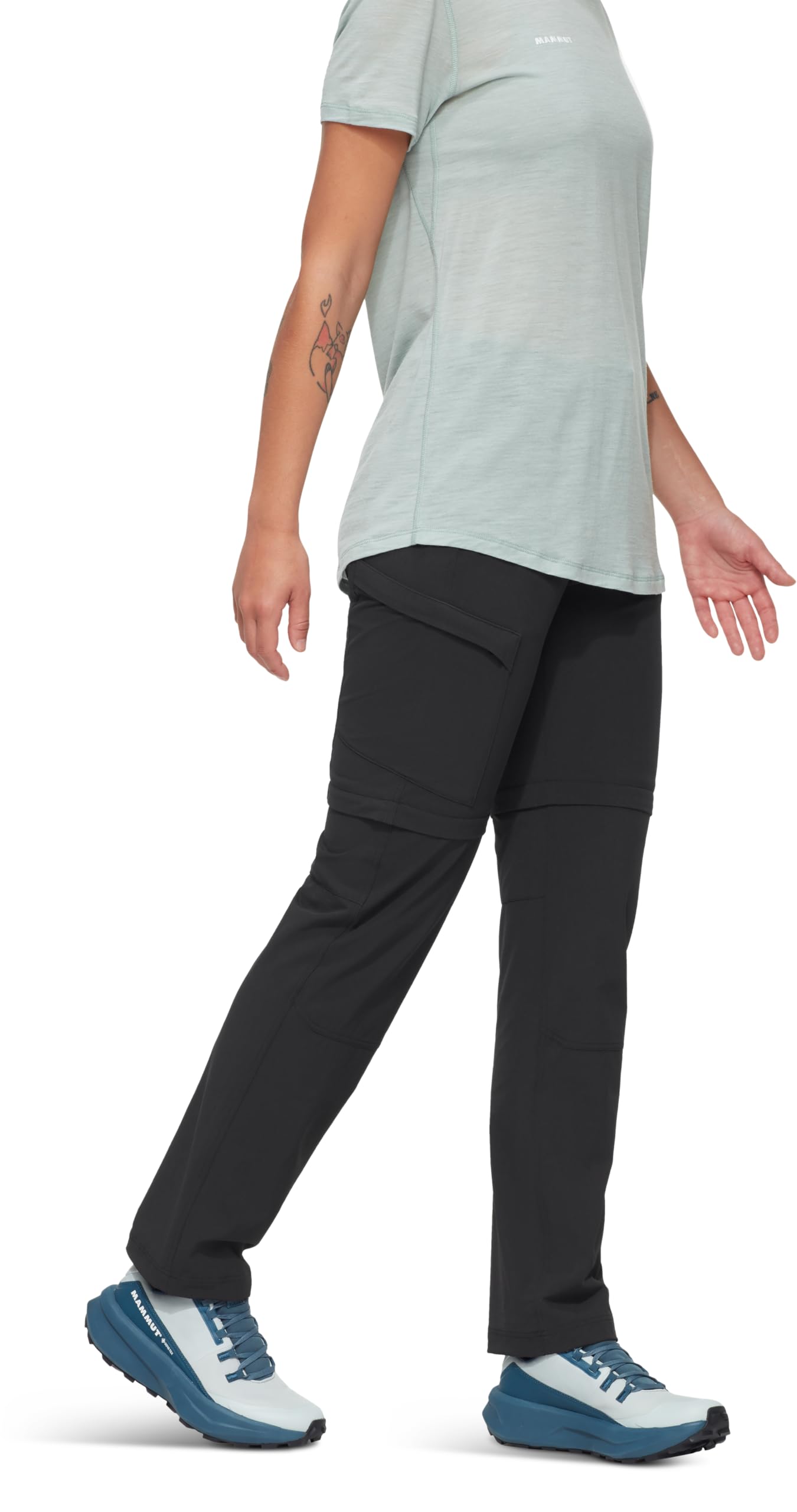 Mammut Runbold IV Zip Off Pants Trekkinghose Damen schwarz schwarz