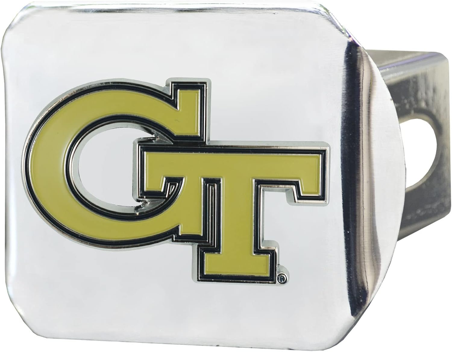 FANMATS 25007 Georgia Tech Yellow Jackets Hitch Cover - 3D Color Emblem