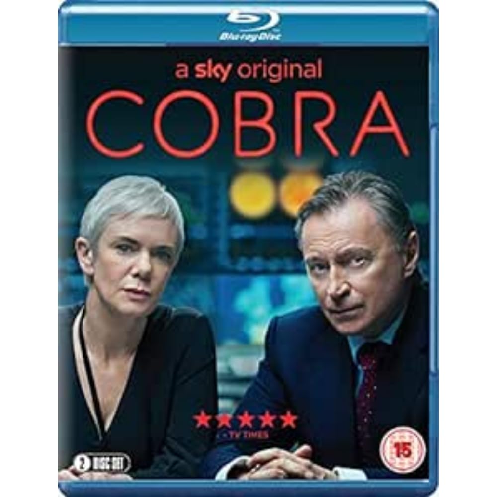 COBRA : Series One - Robert Carlyle & Victoria Hamilton Sky TV BLU RAY In Vgc