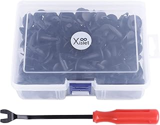 150 PCS UTV Nylon Fender Clips/Body Rivets Compatible with Polaris 7661855 Ranger RZR Can Am Kawasaki Teryx Honda Pioneer 90653-HC4-900 Suzuki Sportsman ATV Fastener with Tool