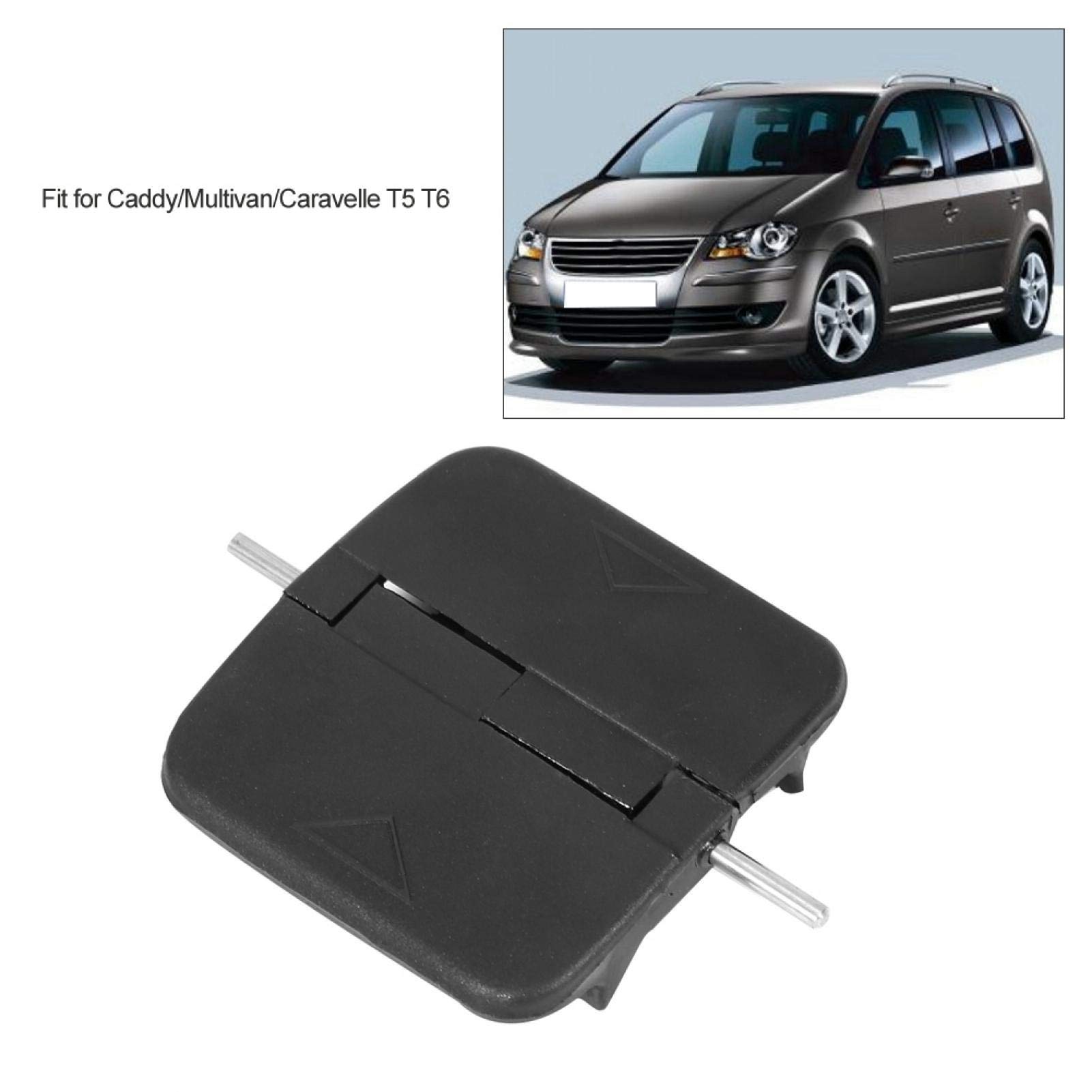 OUKENS Empuñadura de liberación de puerta corredera de coche, empuñadura de abridor de cristal de ventana corredera lateral de coche apto para Caddy/Multivan/Caravelle T5 T6 2K0847781