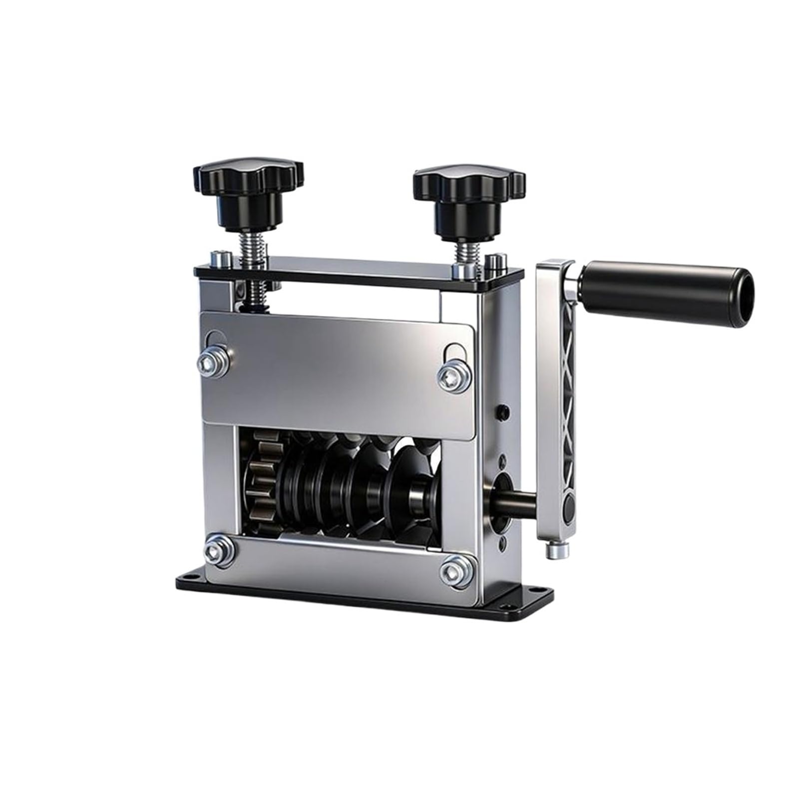 Wire Stripper, Wire Stripping Machine 0.04-0.67inch 6-Hole Adjustable Automatic Cable Stripper Copper Peeler(Silver)
