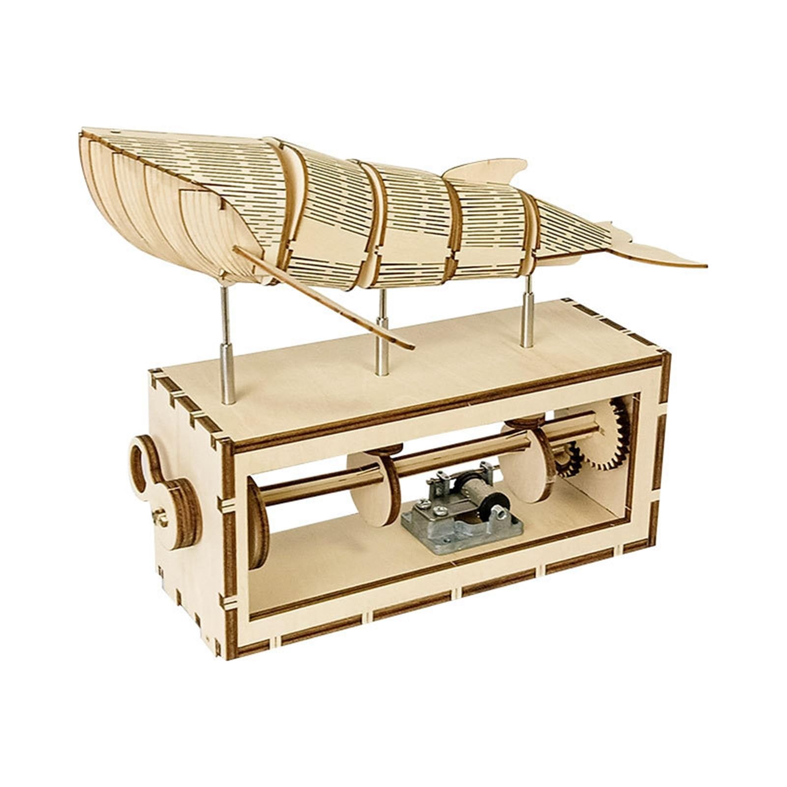 Caja de música Regalos Caja De Música Caja De Música Dinámica Ensamblada A Mano Rompecabezas De Madera 3D Regalo De Cumpleaños