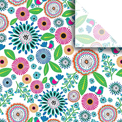 Jillson Roberts - Papel de seda con estampado floral, bonita petunia, 24 hojas (PT380)