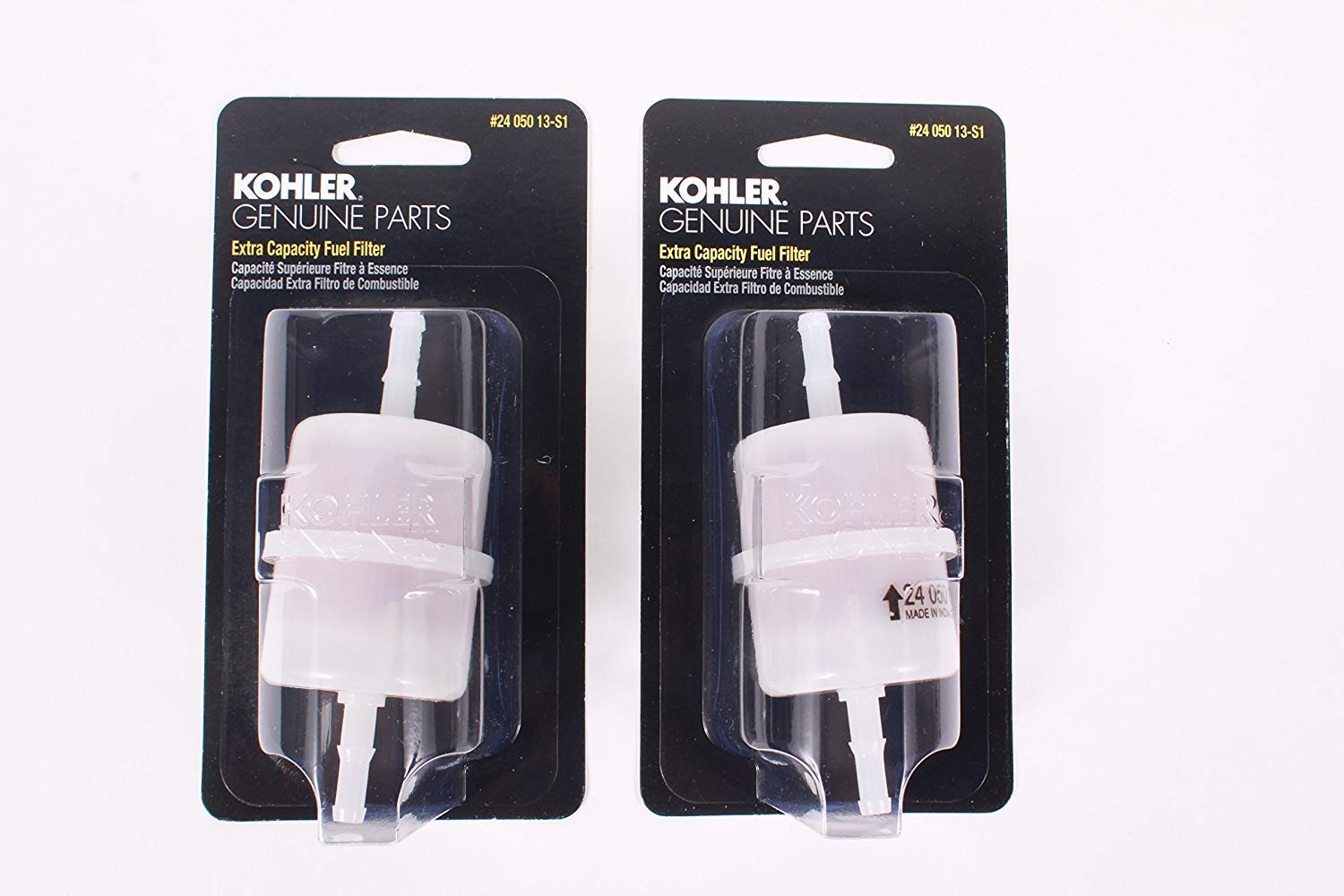 Amazon.com: Kohler 24 050 13-S1 Pack of 2 Fuel Filters : Automotive
