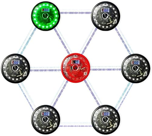 Miniatura 2 de Lubeby Smart Sistema de luz de entrenamiento de reacción, juego de entrenamiento de agilidad de fútbol, mejora la velocidad de reacción para