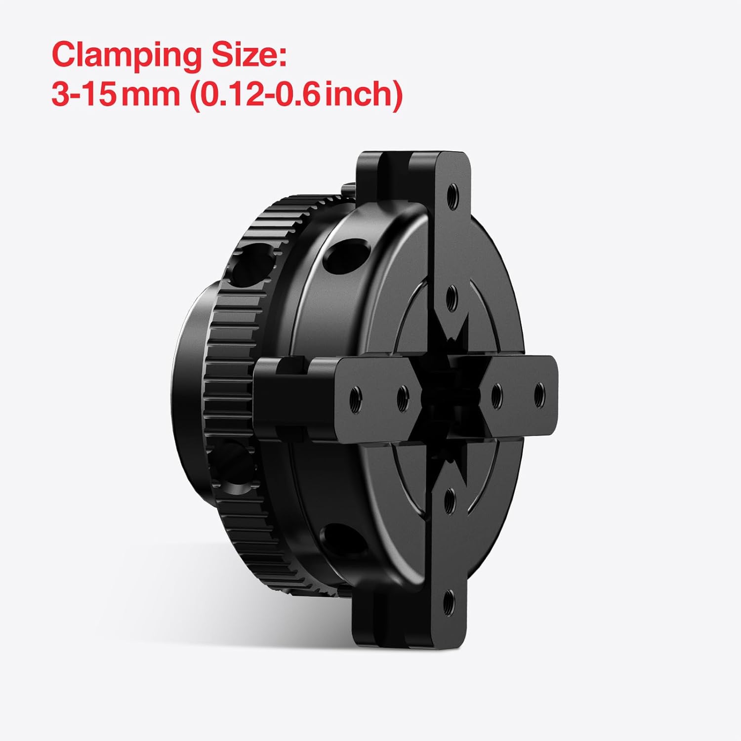 2 inch Mini 4-Jaw Self-center woodworking chuck. M18X1.5mm Thread and 0.4 inch connector Mini lathe Chuck