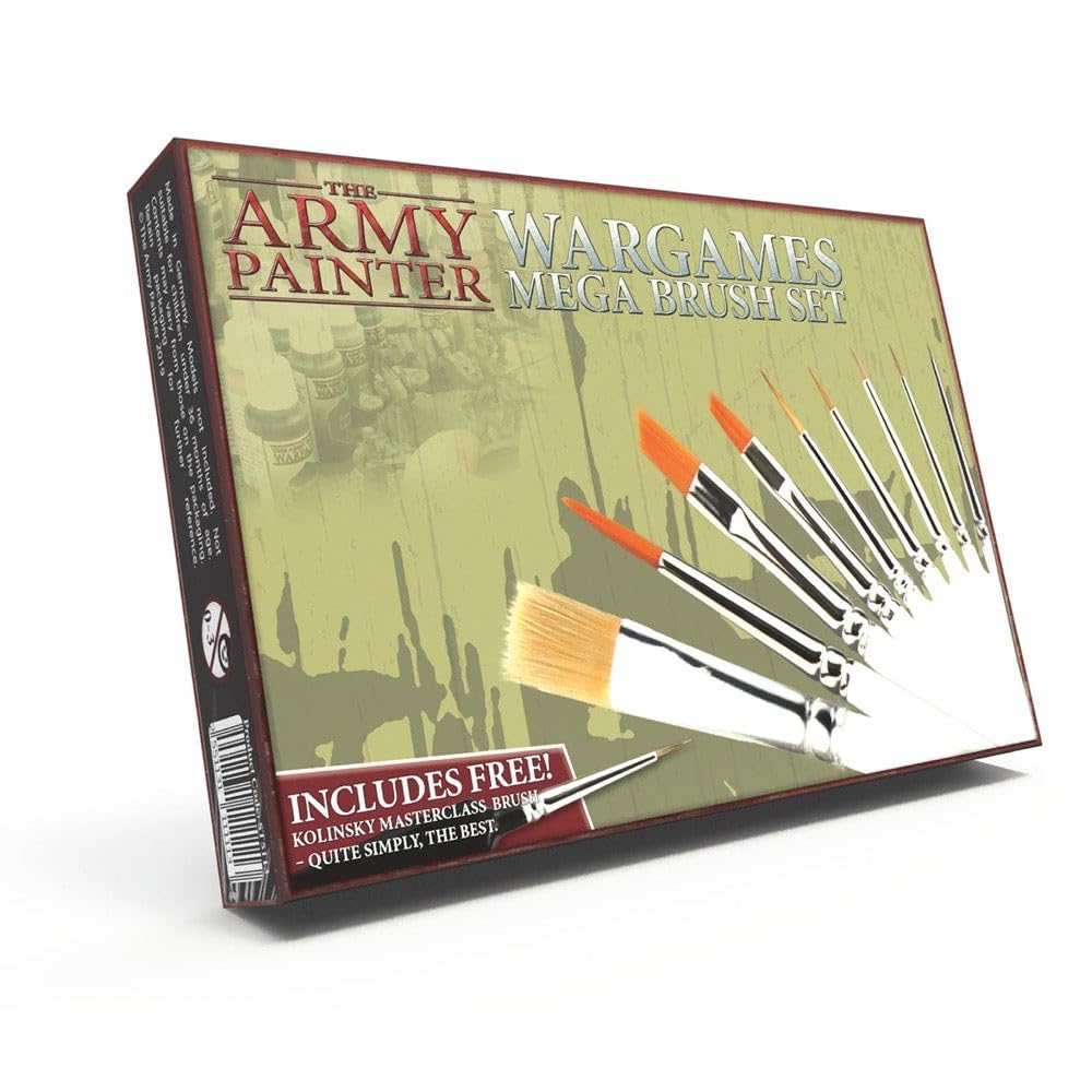 The Army Painter Mega Szczotki startowe (zestaw 10-częściowy)