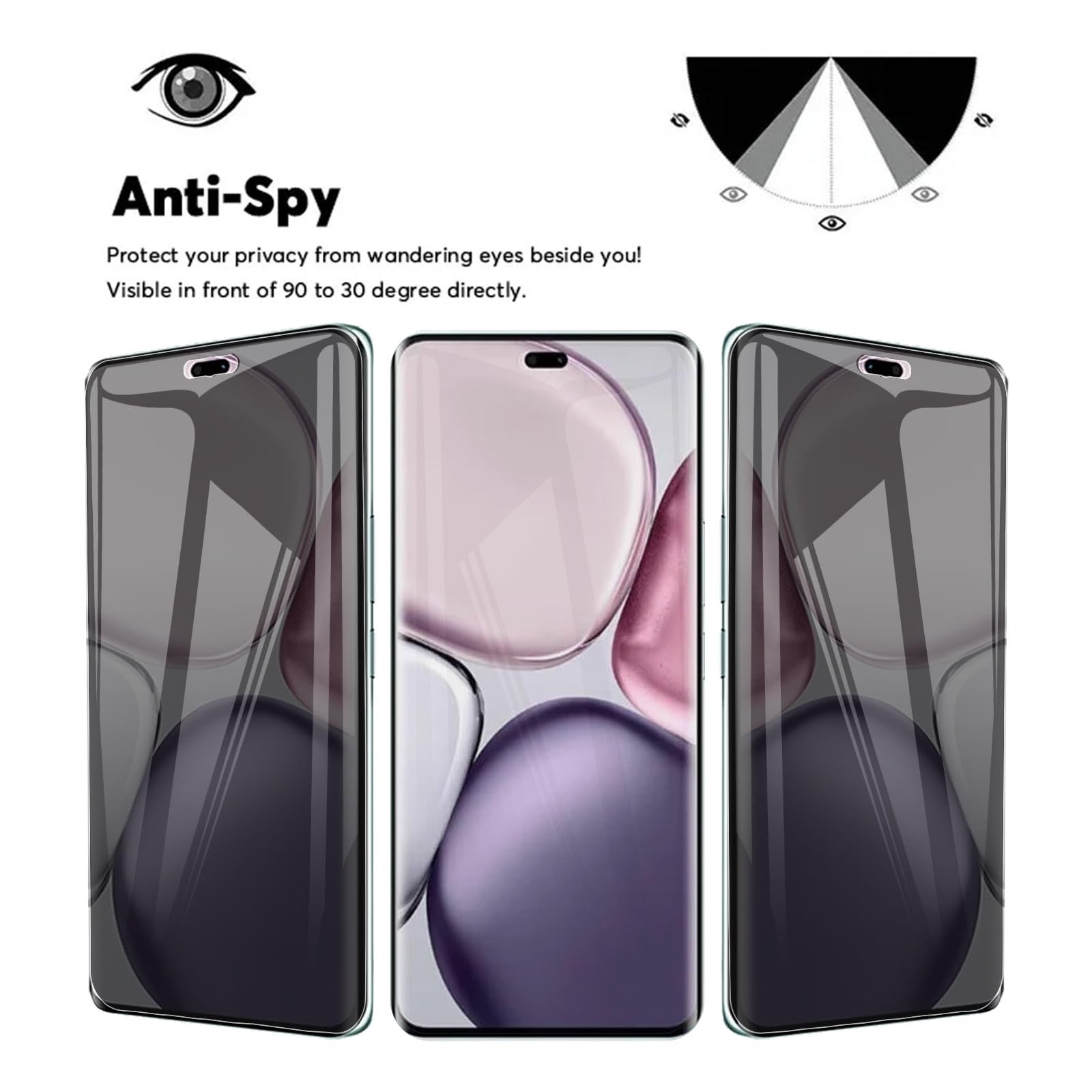 Lutree per Honor Magic 7 Pro Pellicola Protettiva, 2 Pezzi TPU Hydrogel Morbido HD Trasparente Pellicola Protettiva, Anti-Graffio Anti-Impronte Senza Bolle Protezione Schermo