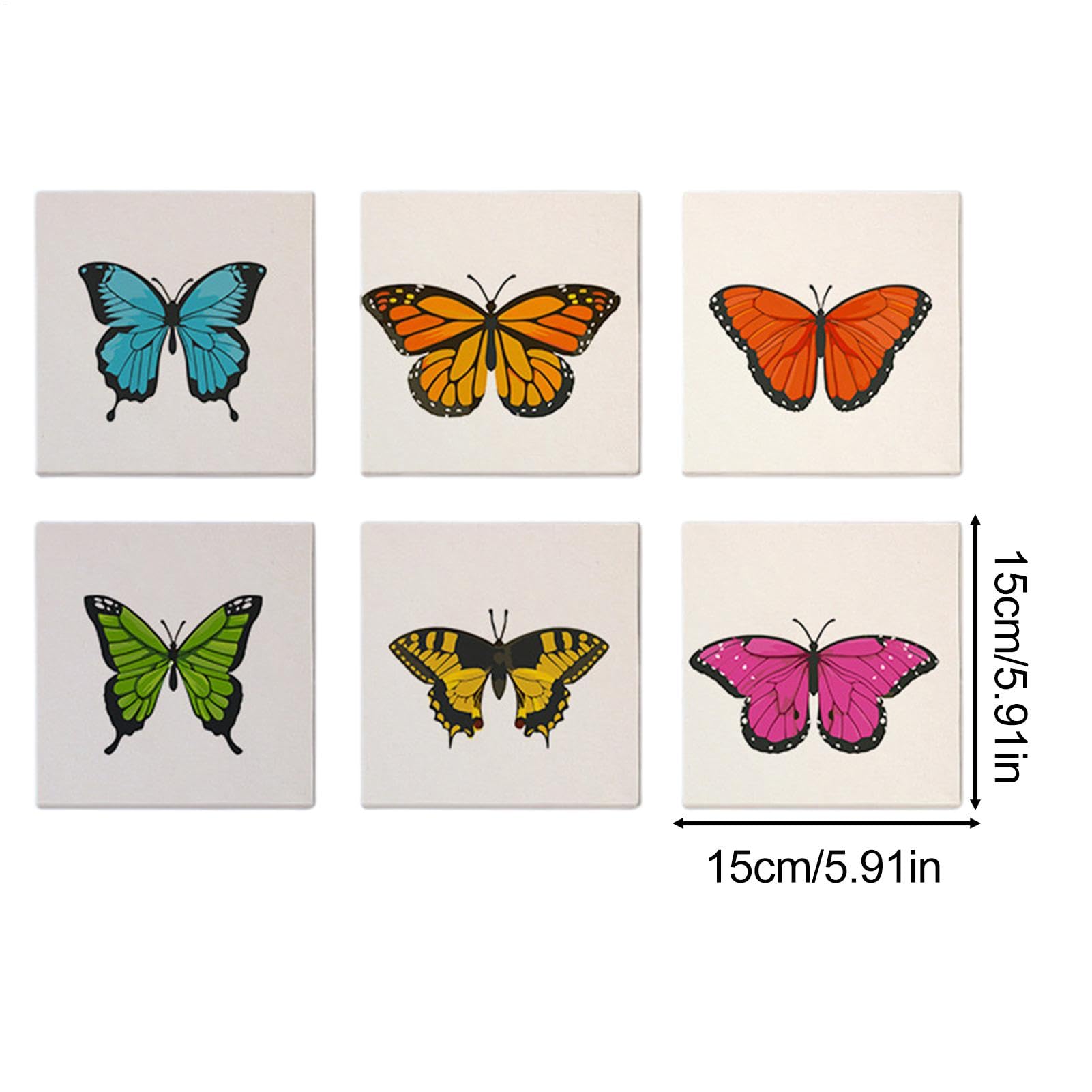 Kit di pittura con numeri, kit di pittura per numeri per adulti,Set di pittura a olio per bambini facile | Tema farfalla divertente, colorazione facile, accessori completi per granardi | Tema di farfalla divertente, colorazione facile, completi per bambin