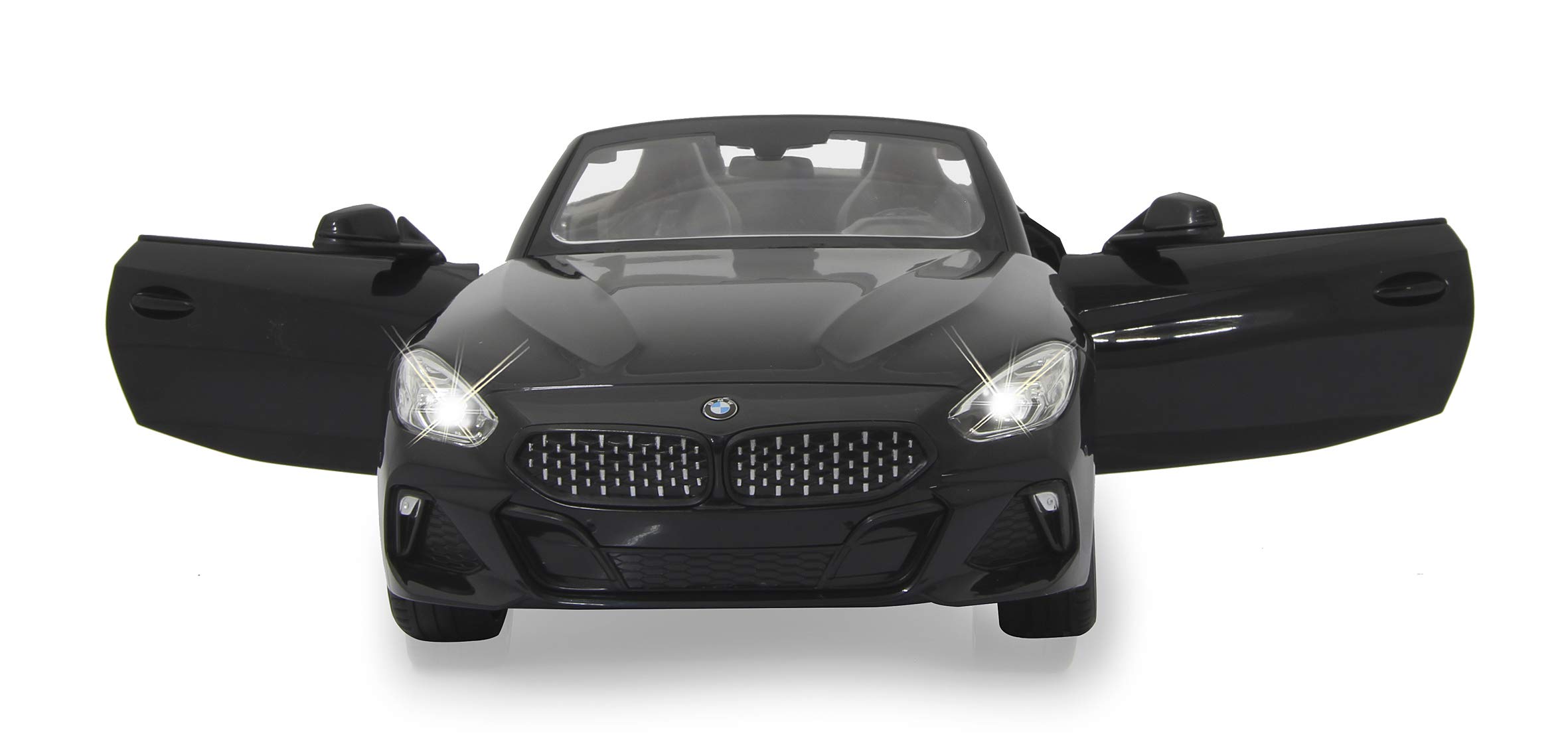 JAMARA 405173 - BMW Z4 Roadster 1:14 2,4 GHz drzwi ręczne - oficjalnie licencjonowane, do 1 godziny czasu jazdy, ok. 11 km/h, idealnie odtworzone szczegóły, szczegółowe wnętrze, światło LED