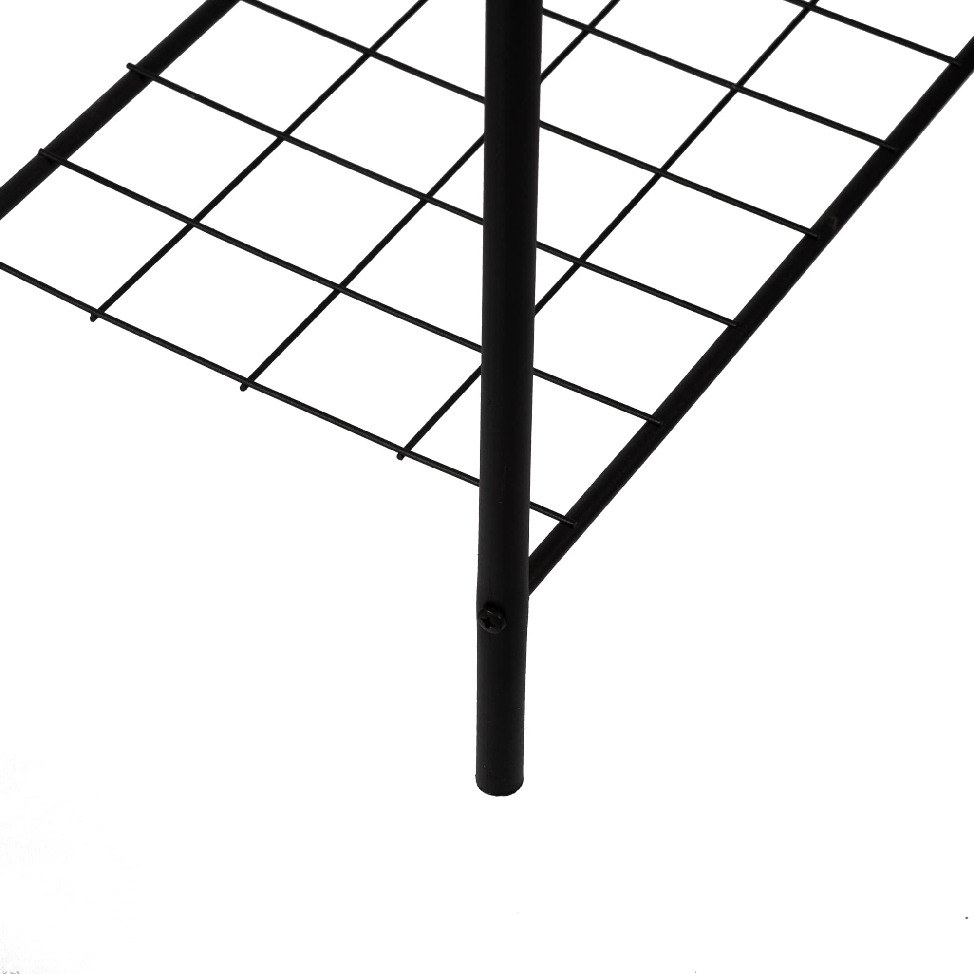 [en.casa] Stand Appendiabiti (AxLxP) 144 x 89 x 32 cm Organizzatore con Barra Porta Abiti e 1 Ripiano Allestimento per Guardaroba Teatro Negozio di Abbigliamento - Struttura in Metallo