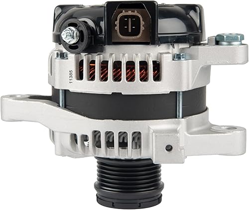 Miniatura 10 de KAX Alternador 11030N compatible con Honda, 2004-2007 Accord 3.0L, 130A 12V S6 CW Reemplazo del alternador