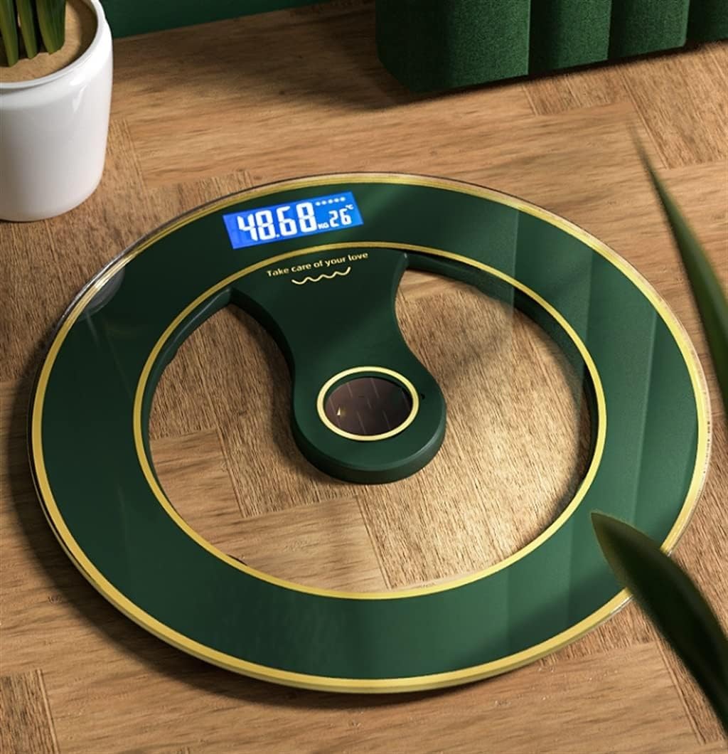 Small Weight Light Energy Charging Human Body Home Intelligent Fat Measurement Precision Electronic Scale
