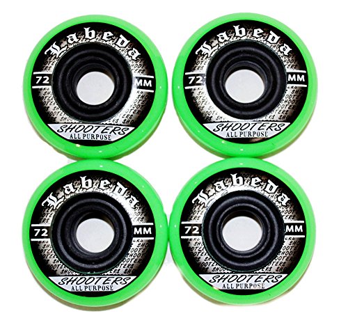 Labeda - Set di 4 rotelle per hockey su strada, 72 mm/78 A, per pattini in linea Allround 18-N2 (set da 4 ruote)