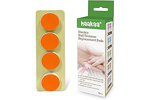 Hakka Electric Nail Trimmer Replacement Orange Kit for All Babies