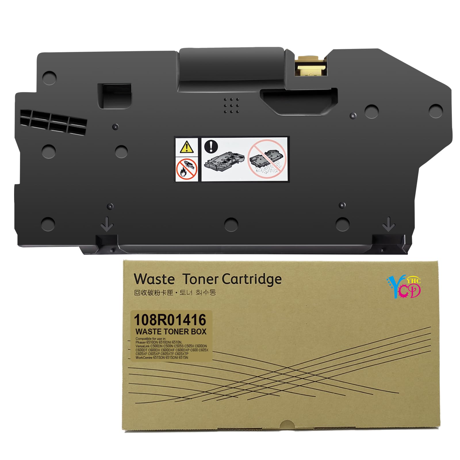 6515 Waste Cartridge 6510 Waste Toner Box Replacement for Xerox Phaser 6510 WorkCentre 6515,VersaLink C500 C505 C600 C605 108R01416 Waste Toner