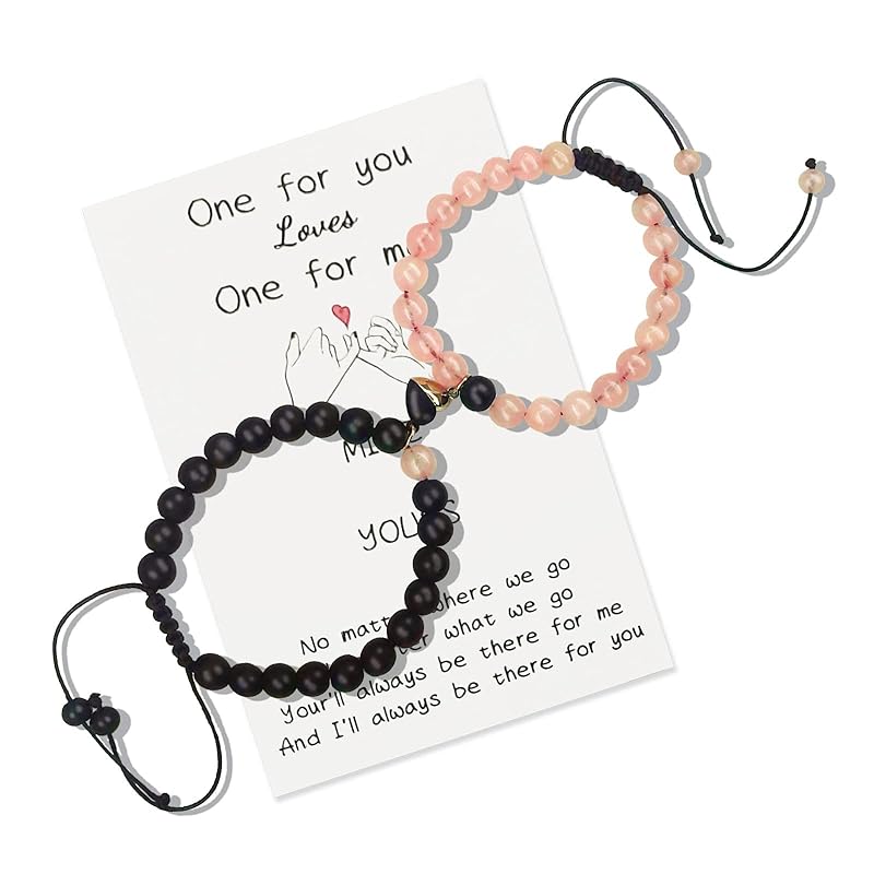 Bracelet for Couples, Adjustable Matching Bracelets for Couples Bestfriend