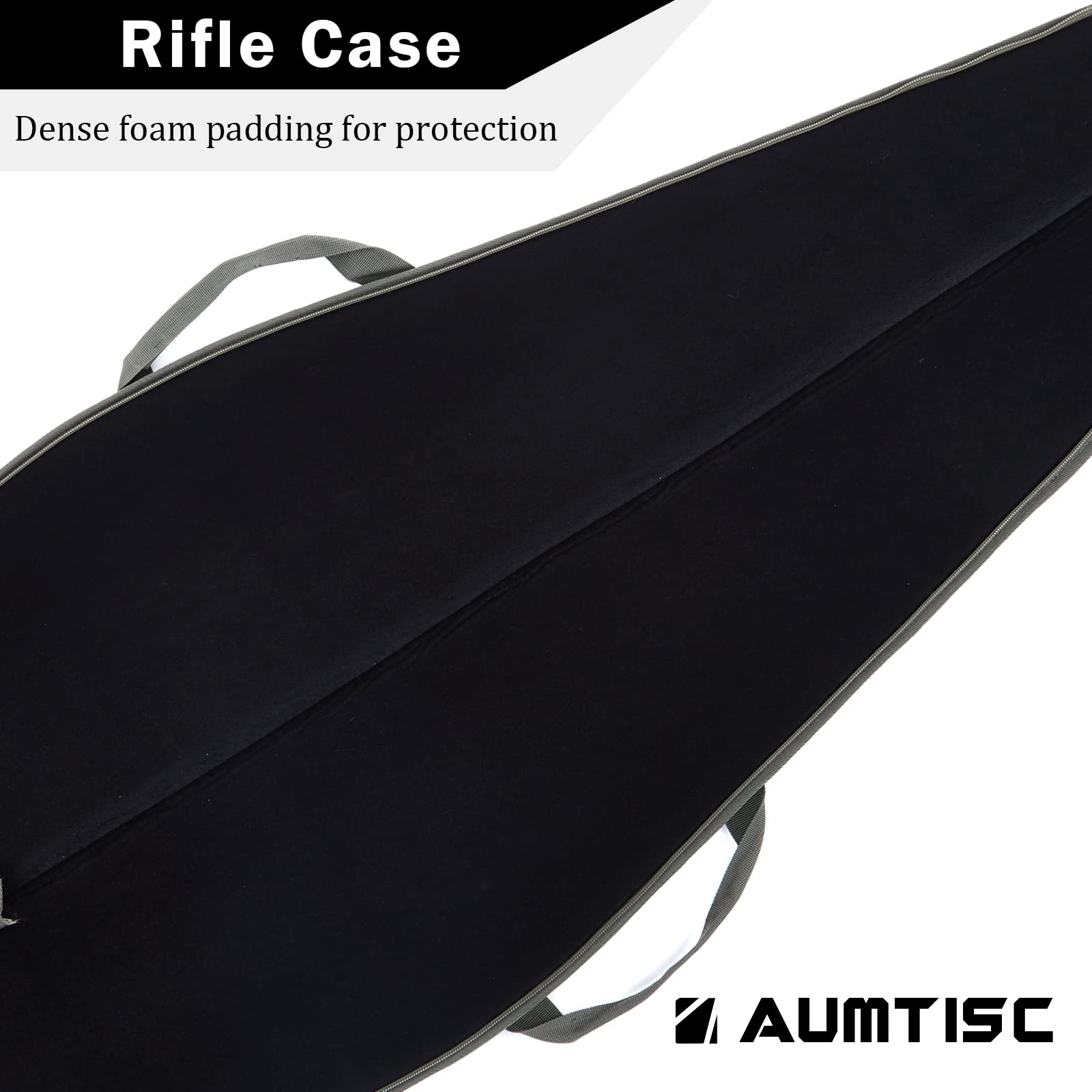 AUMTISC Fundas Blandas para Rifle, Bolsa para Rifle de Aire, Bolsa Acolchada para Almacenamiento de Escopeta, Bolsa para Rifles con Alcance