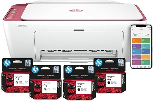 HP Ultra Ink Advantage 4929 WiFi Colour Printer – Print/Scan/Copy with 1 Year Warranty and Additional 2 Set of Inks.
