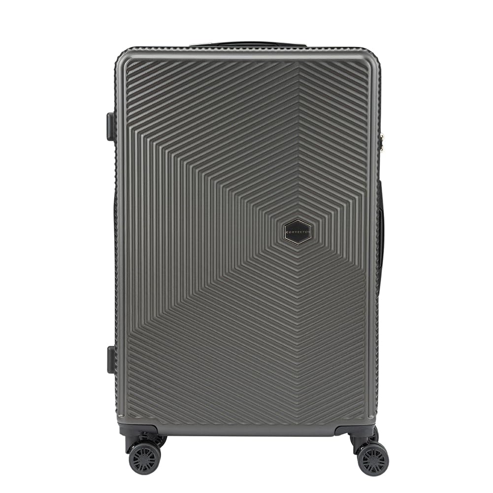 Convector Set 3 Trolley Da Viaggio, Valigie Rigide in Tre Dimensioni Con Ruote Girevoli a 360°, Lucchetto TSA e Struttura in ABS Doppio Strato, Antigraffio e Antiurto