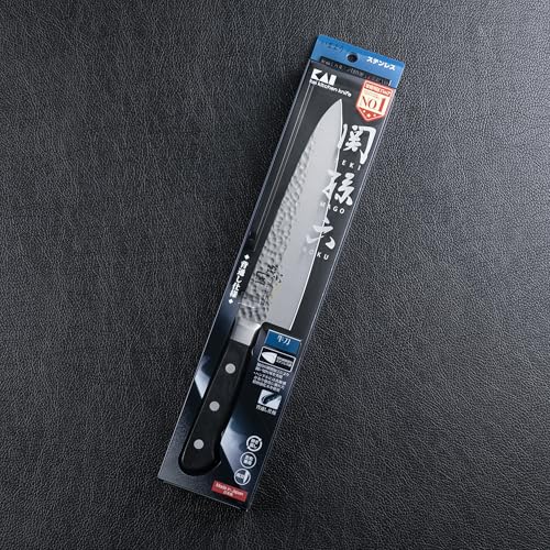 Image of KAI Corporation AB5459 Gyu Knife, Magoroku Seki Imayo Hammered 7.1 inches (180 mm), Made in Japan