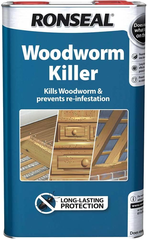 Ronseal RSLWK5L 5 Litre Woodworm Killer - Natural