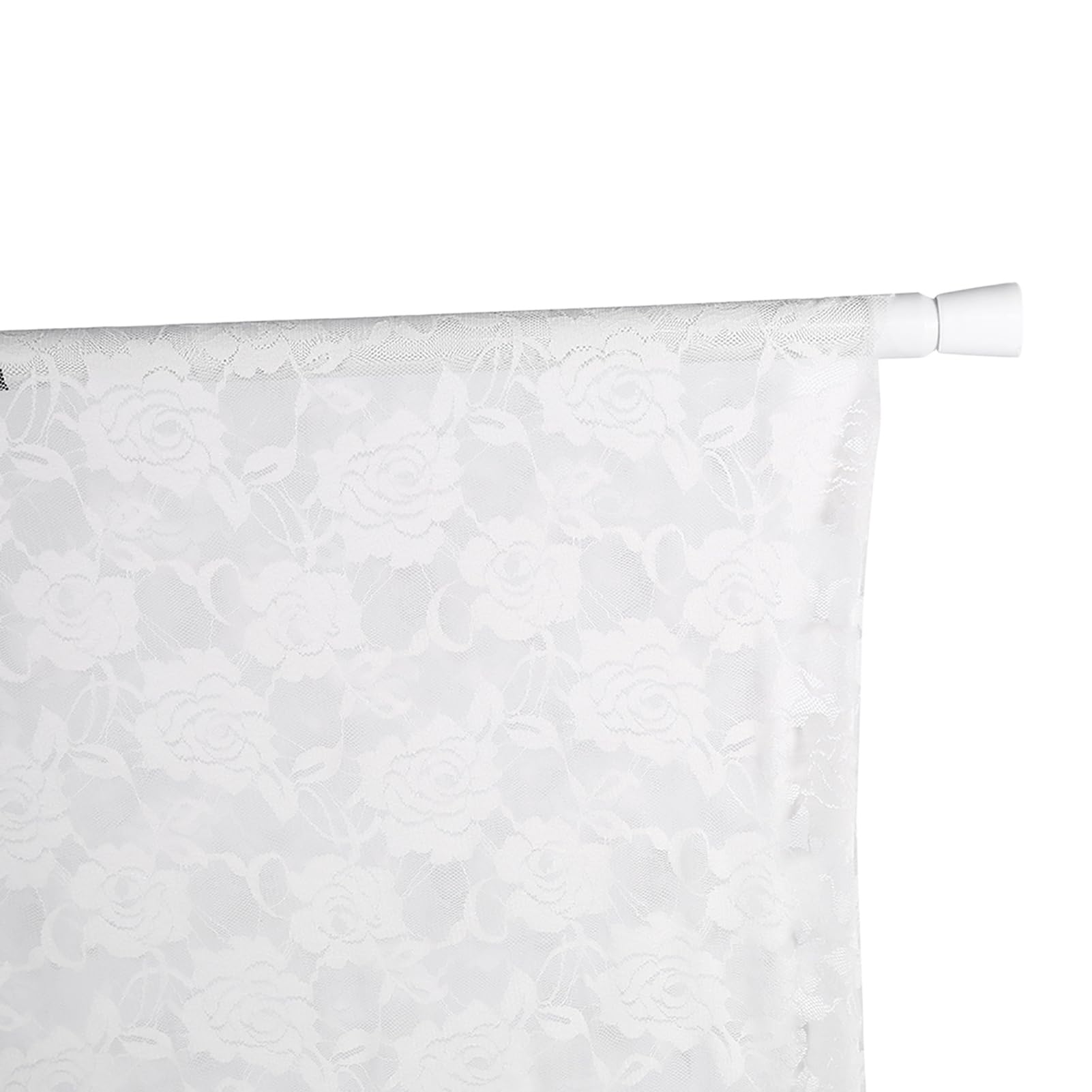 Tringle à Rideau Télescopique Extensible, Fer Durable Réglable 85-150cm pour Salle de Bain, Douche et Armoire