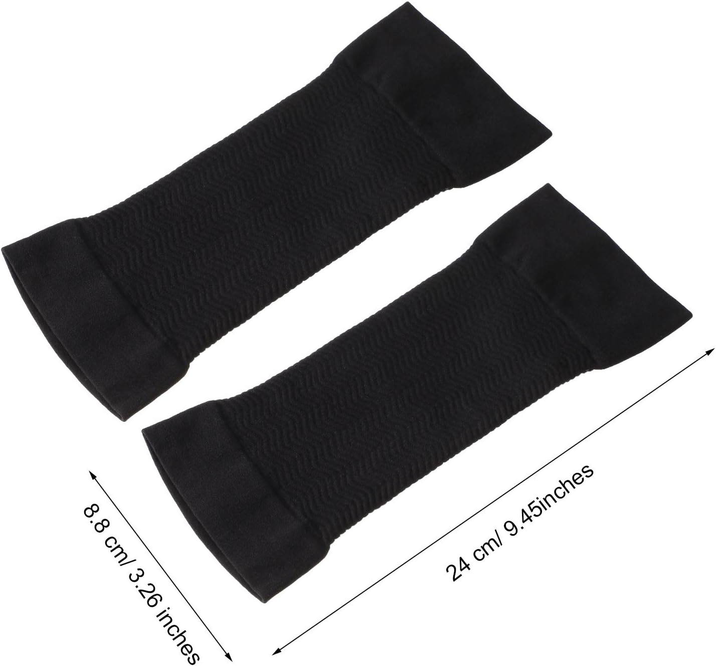 WILLBOND 4 Pairs Slimming Arm Shaper Sleeve for Women Men Upper Flabby Arm Sleeve for Slimming Sun Protection Tattoo Cover up - Image 5