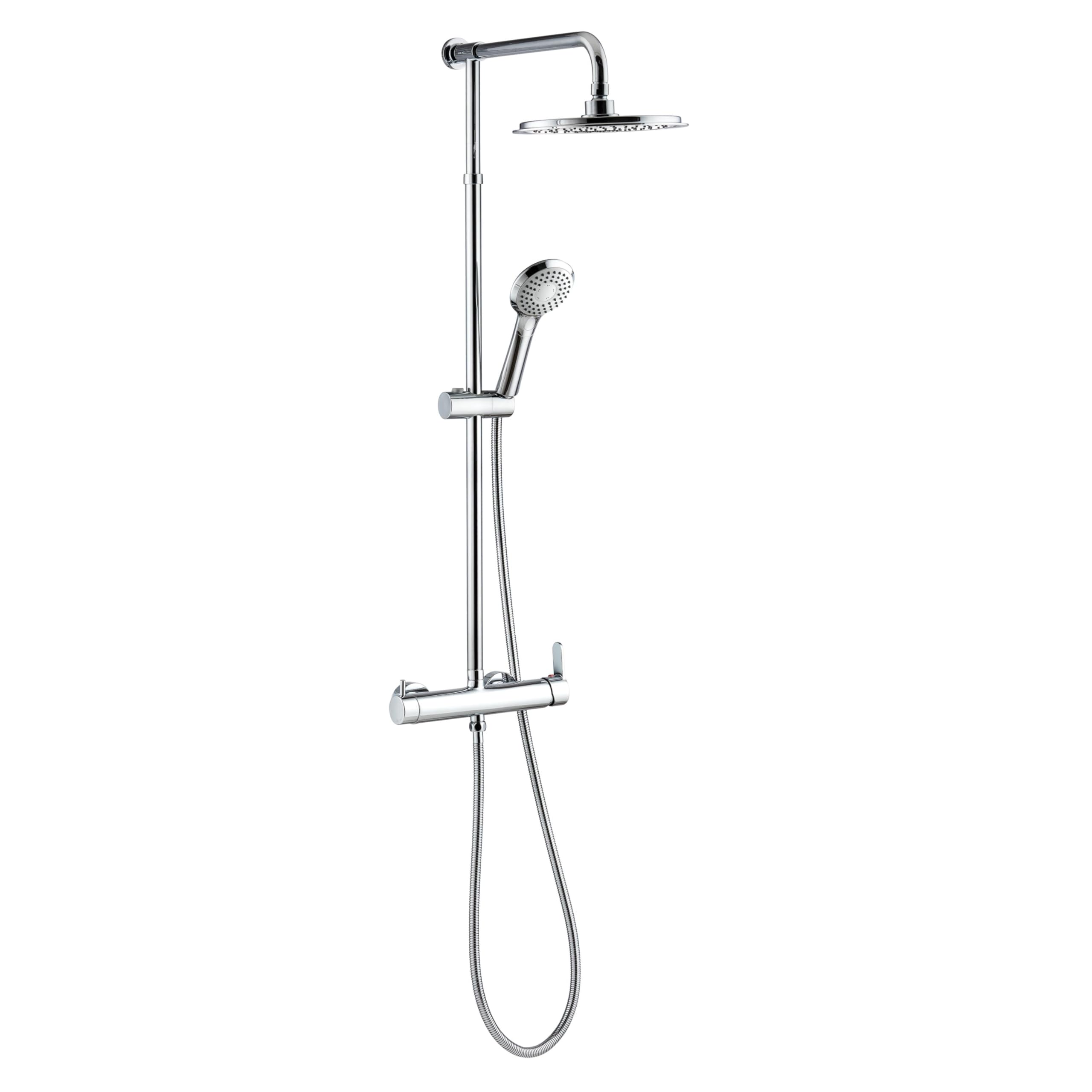 Colonne de douche anti-calcaire Wirquin Verona touch 3 jets hauteur réglable