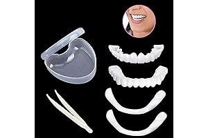 1Set Dentures Veneers Tooth: Enhance Your Smile with Our Cosmetic Teeth Care Kit!