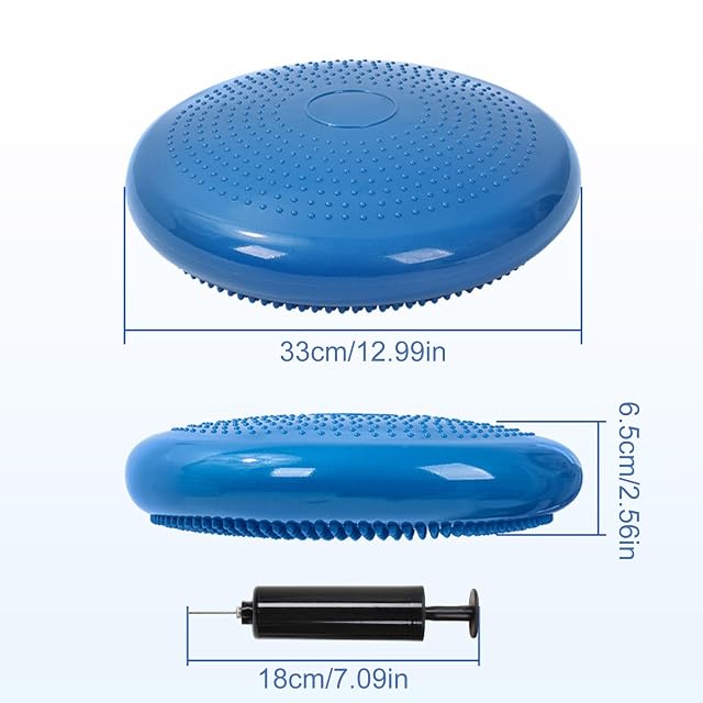 Foto 6 de 8 de YIZITU Almohadilla de equilibrio para entrenamiento de fuerza de piernas de perro con superficies texturizadas
